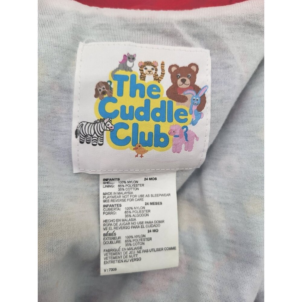VTG Cuddle Club Kids Infants 24M Windbreaker Colorful Primary Dinosaurs Retro - Picture 5 of 6